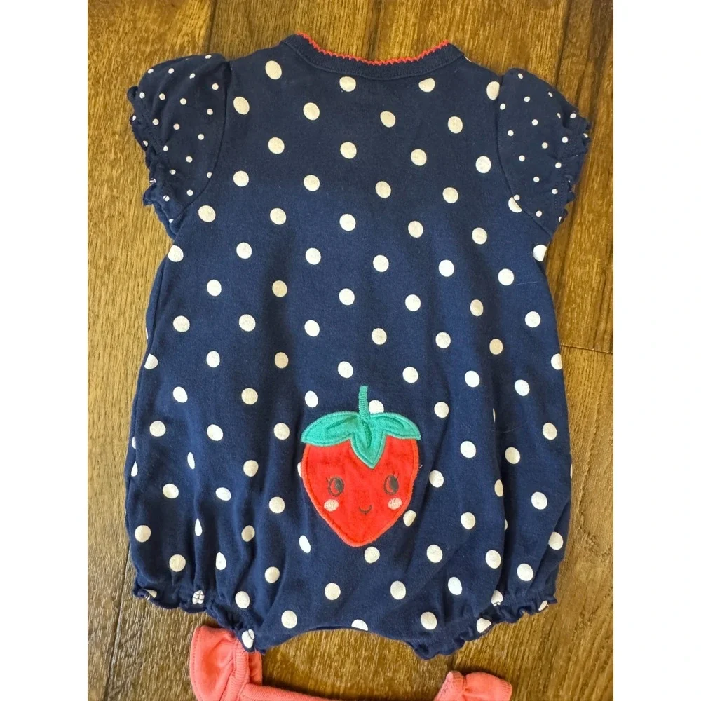 Carters Baby‎ Girl Clothes Lot 3 Months Rompers Outfits Summer Sparkle Dinosaur